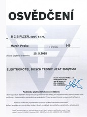 Osvden elektrokotle Bosch